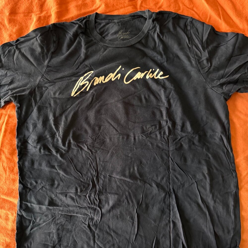 brandi carlile xl tshirt navy blue
